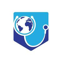 World care vector logo template.