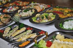 Buffet food view photo