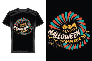 T-shirt design. Halloween Typography T-shirt Design. vector