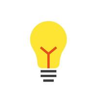 lightbulb, lamp icon vector