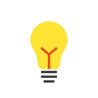 lightbulb, lamp icon vector