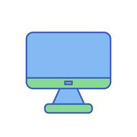 computer screen icon vector