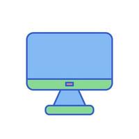 computer screen icon vector