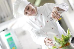 chef preparing meal photo