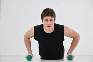 man fitness workout photo