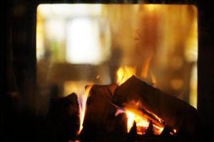 fireplace flame background photo