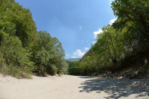 wild river dried riverbed photo