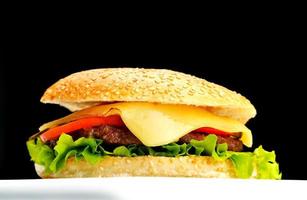 hamburger fast food photo