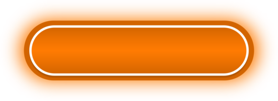 Orange Neon Button, Glowing Neon Button png