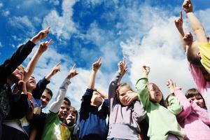 niños en edad preescolar foto