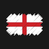 England Flag Brush Vector. National Flag vector