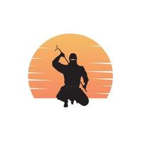 Ninja icon  vector