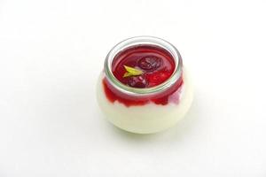dessert on a white surface photo