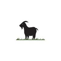 vector de logotipo de cabra