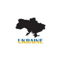 ukraine map icon. vector