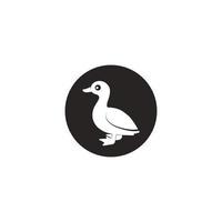 duck icon  vector