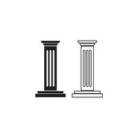 vector de icono de columna