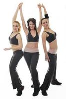 woman fitness group photo