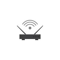 Wi-fi router icon vector