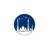 mosque logo  vector