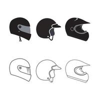 Helmet icon  vector