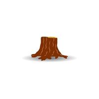 icono de tronco de arbol vector