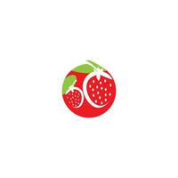 Strawberry icon  vector