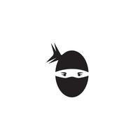 vector de icono de ninja