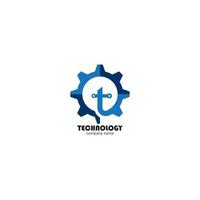 vector de logotipo de tecnología