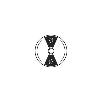 disk logo  vector
