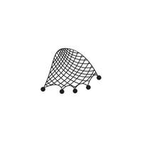 Fish net icon  vector