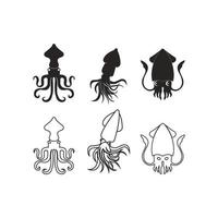 squid icon  vector