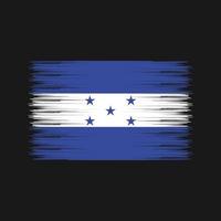 cepillo de la bandera de honduras. bandera nacional vector