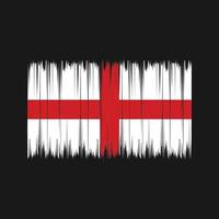 England Flag Brush. National Flag vector