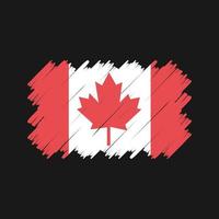 Canada Flag Brush Vector. National Flag vector