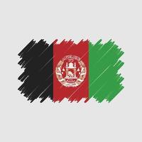 Afghanistan Flag Brush Vector. National Flag vector