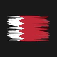 Bahrain Flag Brush Strokes. National Flag vector