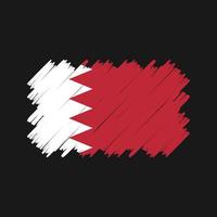 Bahrain Flag Brush Vector. National Flag vector