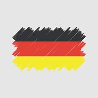 Germany Flag Brush Vector. National Flag vector