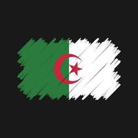 Algeria Flag Brush Vector. National Flag vector