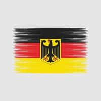 cepillo de bandera de alemania. bandera nacional vector