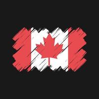 Canada Flag Brush Strokes. National Flag vector