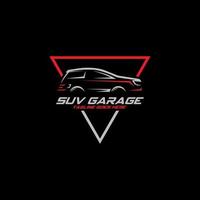SUV Garage automotive car logo shield designs, Perfect logo for automotive or car modification club