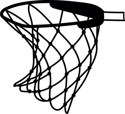 basketball net drawing