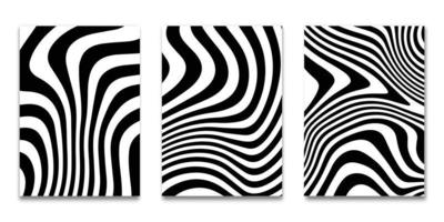 striped black white background Vector illustration