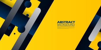 Modern Simple Abstract Background with Dark Blue And Bright Yellow Color Design.rectangle style. Eps10 Vector Template