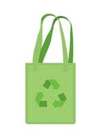 shopping bag eco friendly vector