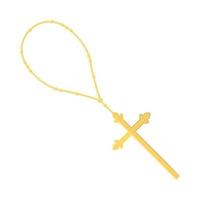 catholic rosary beads vector