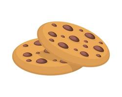 cookies with chips vector