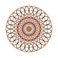 mandala isolated layout vector